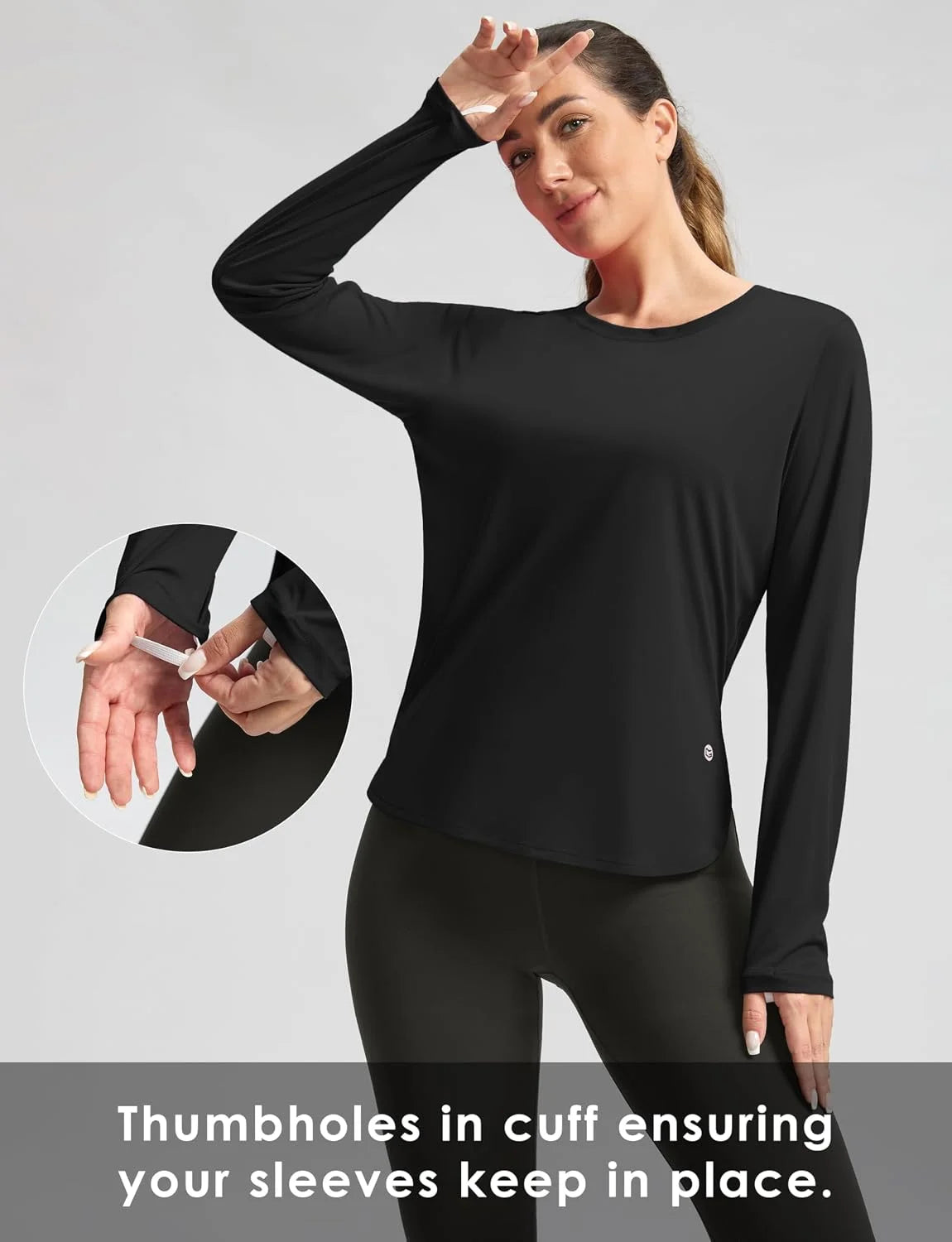 G Gradual Women's Sun Shirts UPF 50+ Long Sleeve Workout Hiking Tops