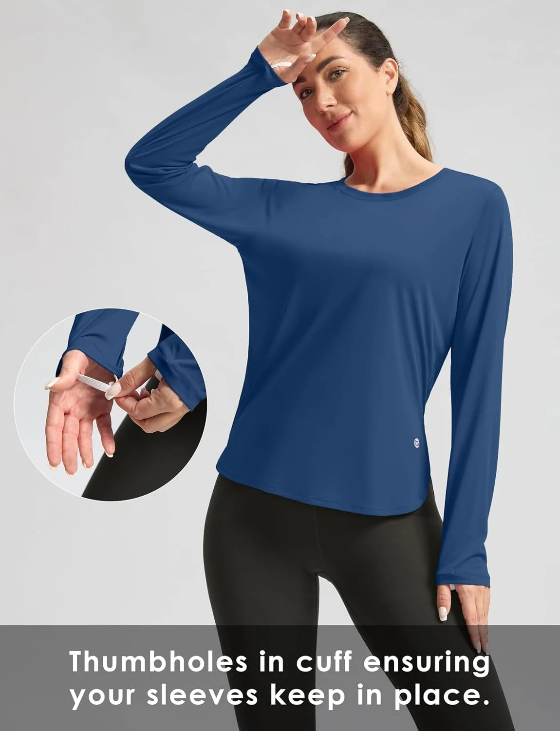 G Gradual Women's Sun Shirts UPF 50+ Long Sleeve Workout Hiking Tops