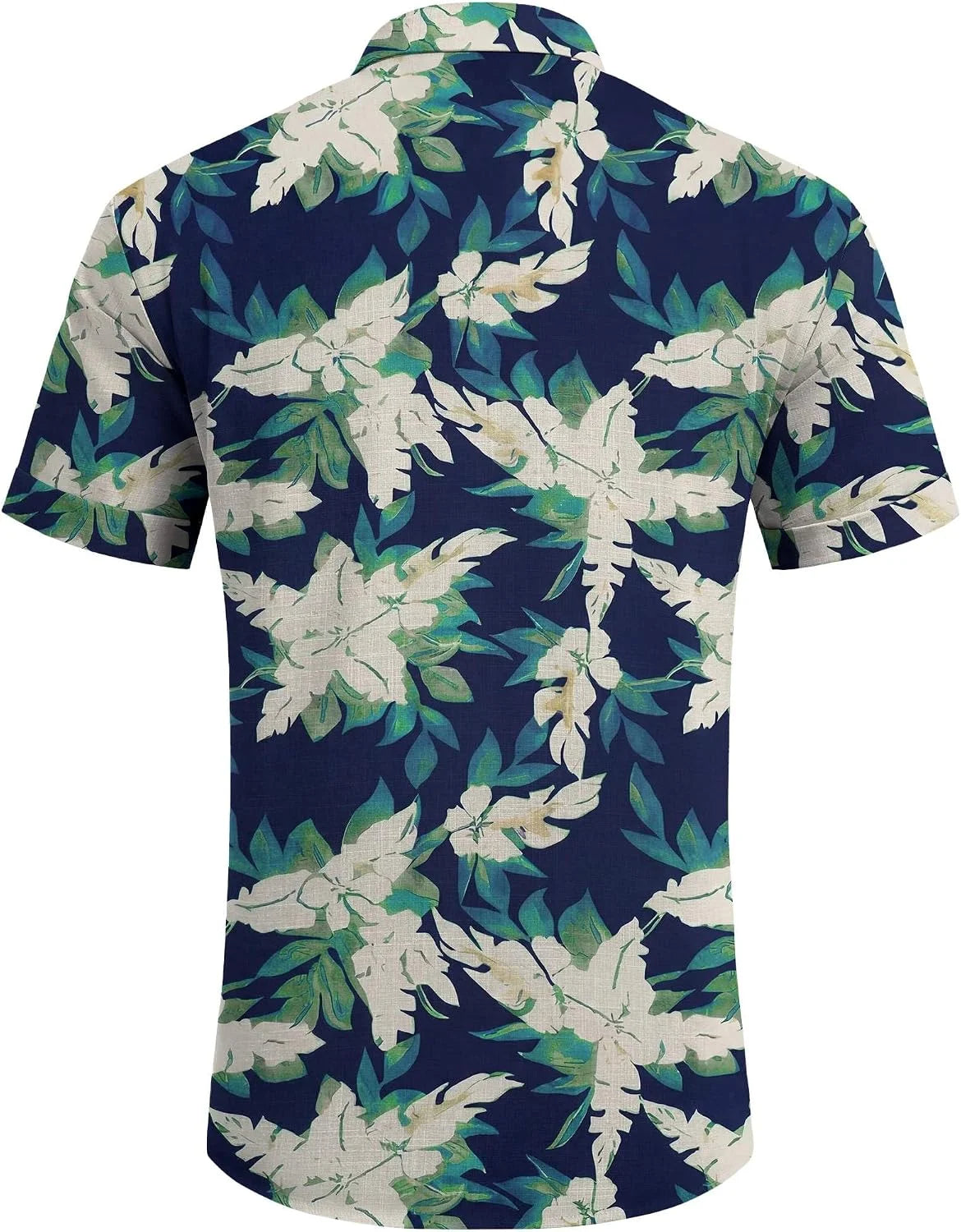 COOFANDY Men's Linen Shirts Short Sleeve Casual Shirts Button Down Shirt for Men Beach Summer Wedding Shirt