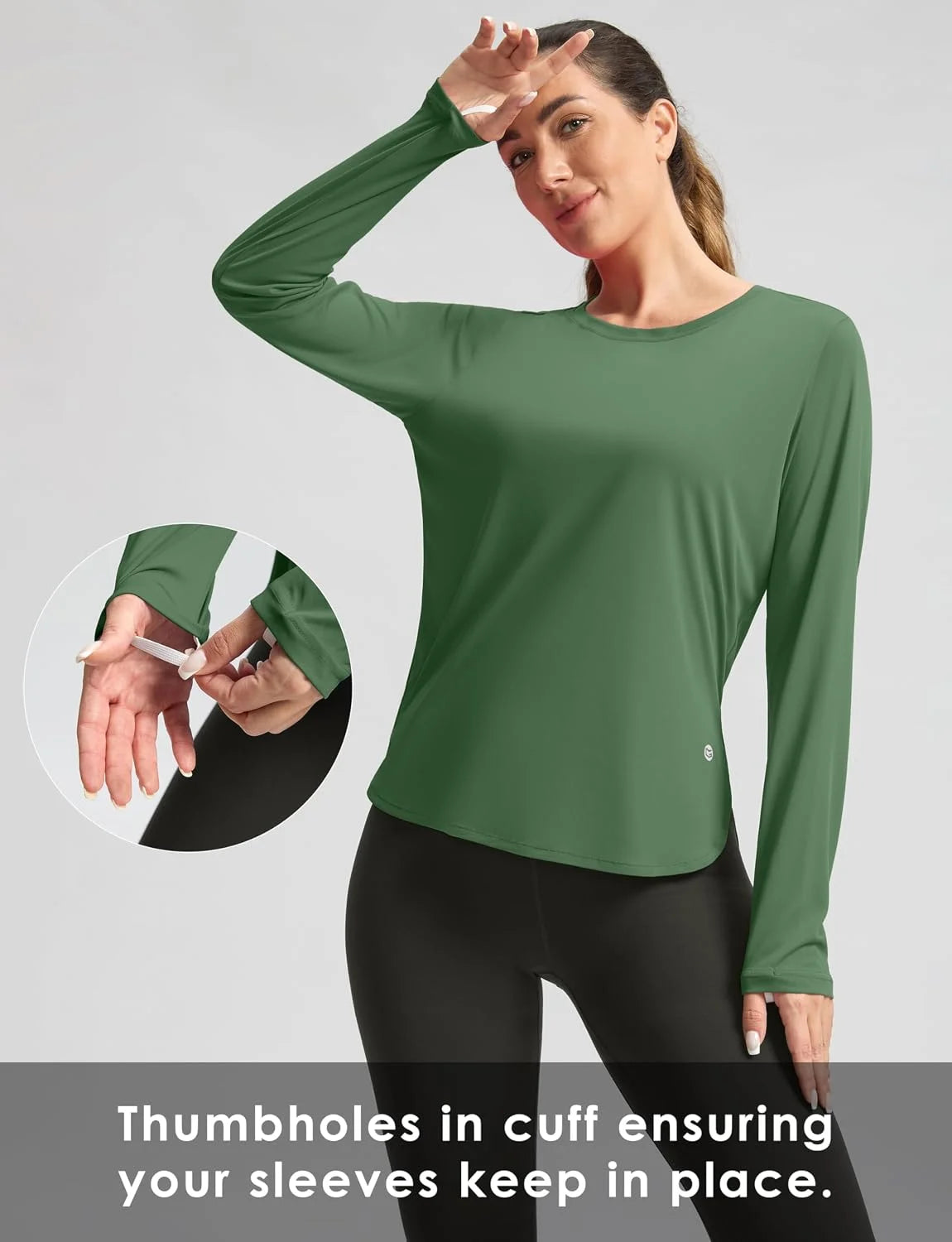 G Gradual Women's Sun Shirts UPF 50+ Long Sleeve Workout Hiking Tops