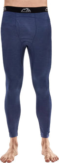 100% Merino Wool Base Layer Mens Long Johns - Thermal Underwear Bottoms