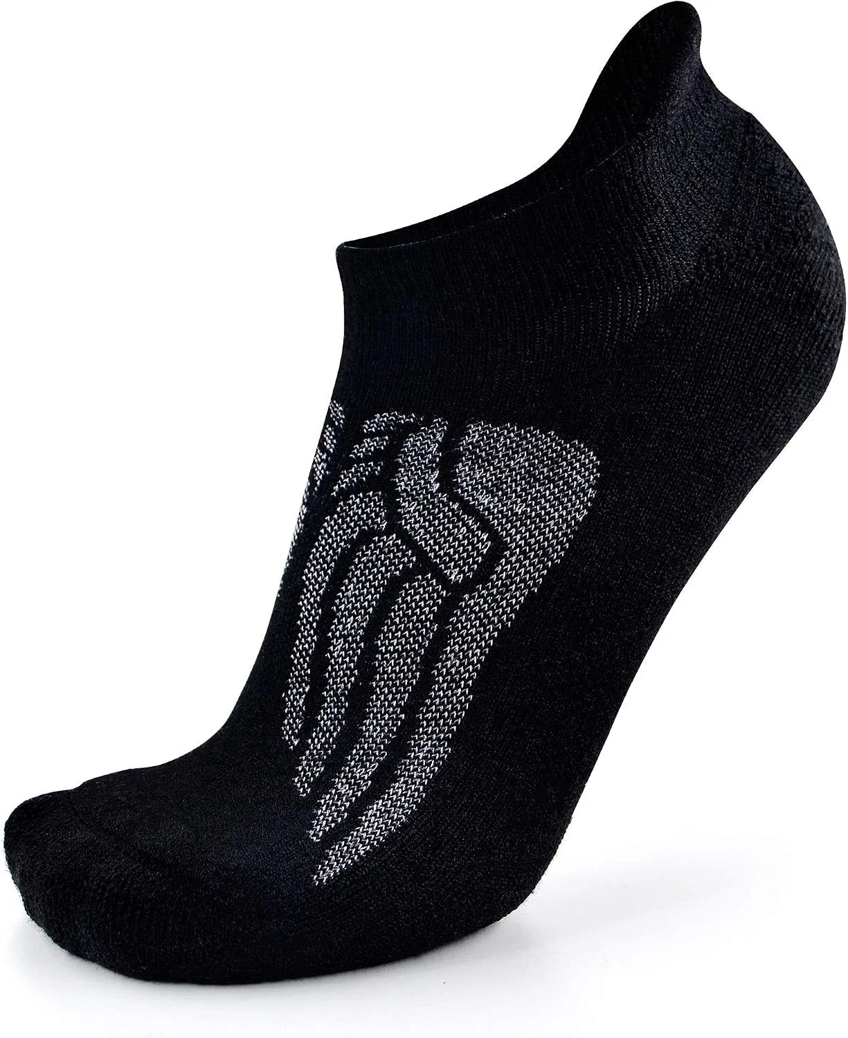 Busy Socks Merino Wool Compression Support Ankle Running Hiking Socks for Men Women, Soft Thick Cushion Tab Socks 3/6 Pairs