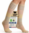 Merino Wool Compression Socks for Women Men 15-20 mmHg for flying