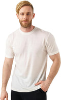100% Merino Wool T-Shirt Men - Short Sleeve Undershirt Base Layer Top