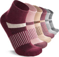 Anlisim Merino Wool Ankle Running Hiking Socks for Women and Men