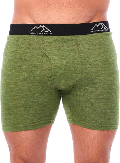 100% Merino Wool Underwear Mens - 1-2 Pack Boxer Briefs for Men 17.5um