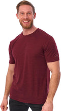 100% Merino Wool T-Shirt Men - Short Sleeve Undershirt Base Layer Top