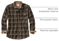 Legendary Whitetails Mens Flannel Long Sleeve Button Down 100% Cotton Shirt