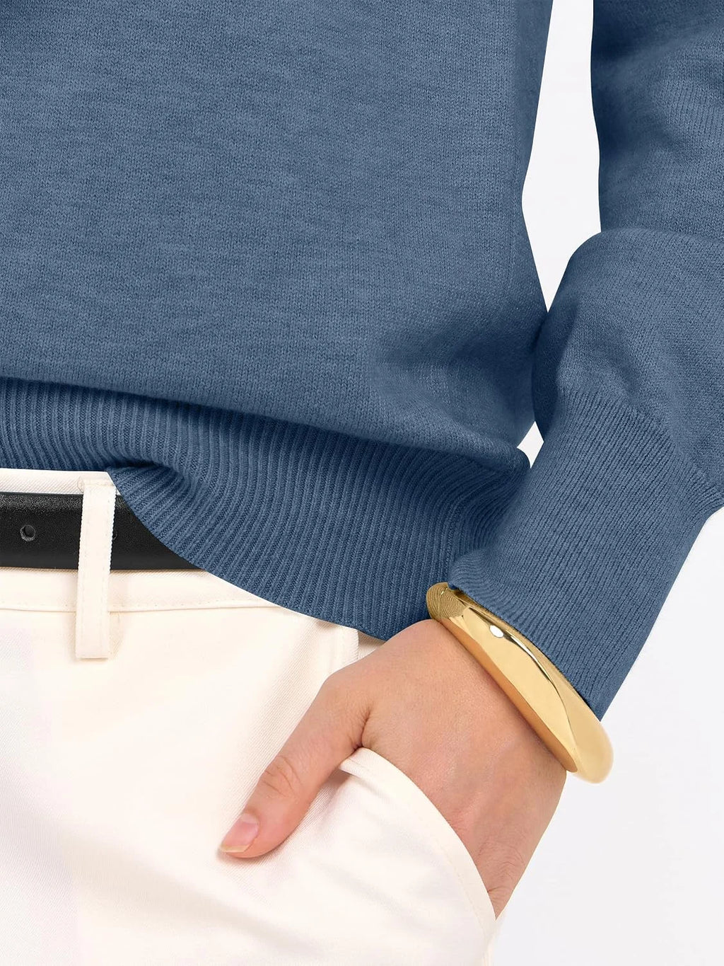 ANRABESS Women’s Fall Long Sleeve V Neck Light Sweaters