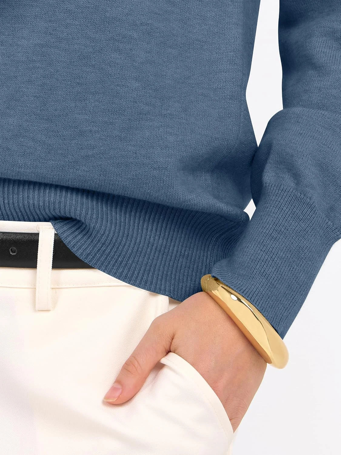 ANRABESS Women’s Fall Long Sleeve V Neck Light Sweaters