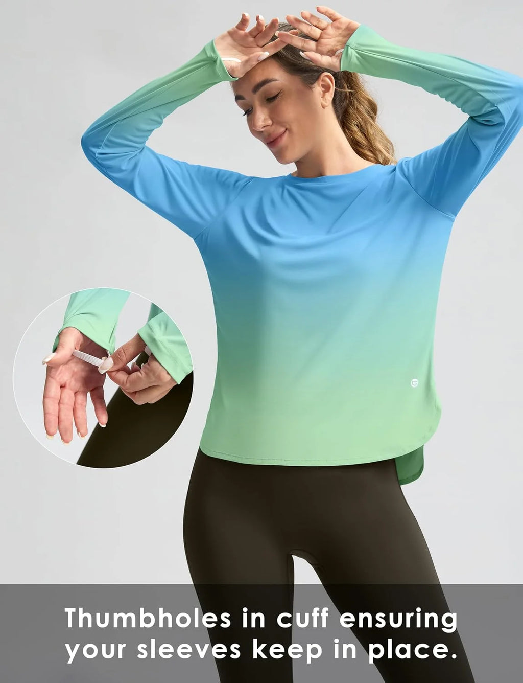 G Gradual Women's Sun Shirts UPF 50+ Long Sleeve Workout Hiking Tops