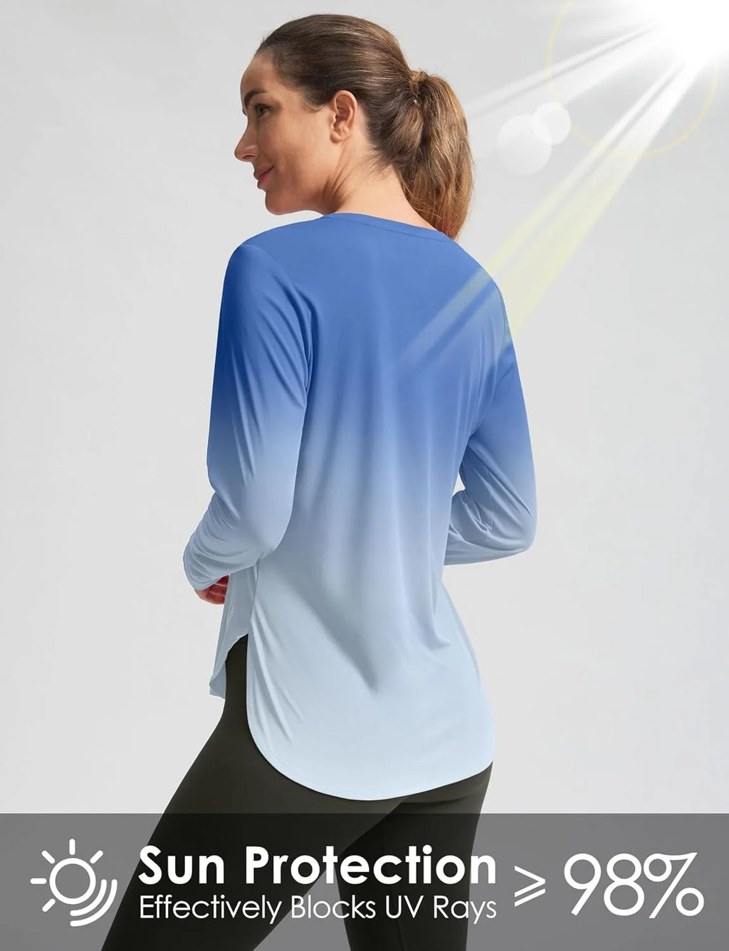 G Gradual Women's Sun Shirts UPF 50+ Long Sleeve Workout Hiking Tops