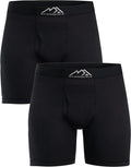 100% Merino Wool Underwear Mens - 1-2 Pack Boxer Briefs for Men 17.5um