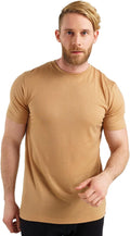 100% Merino Wool T-Shirt Men - Short Sleeve Undershirt Base Layer Top