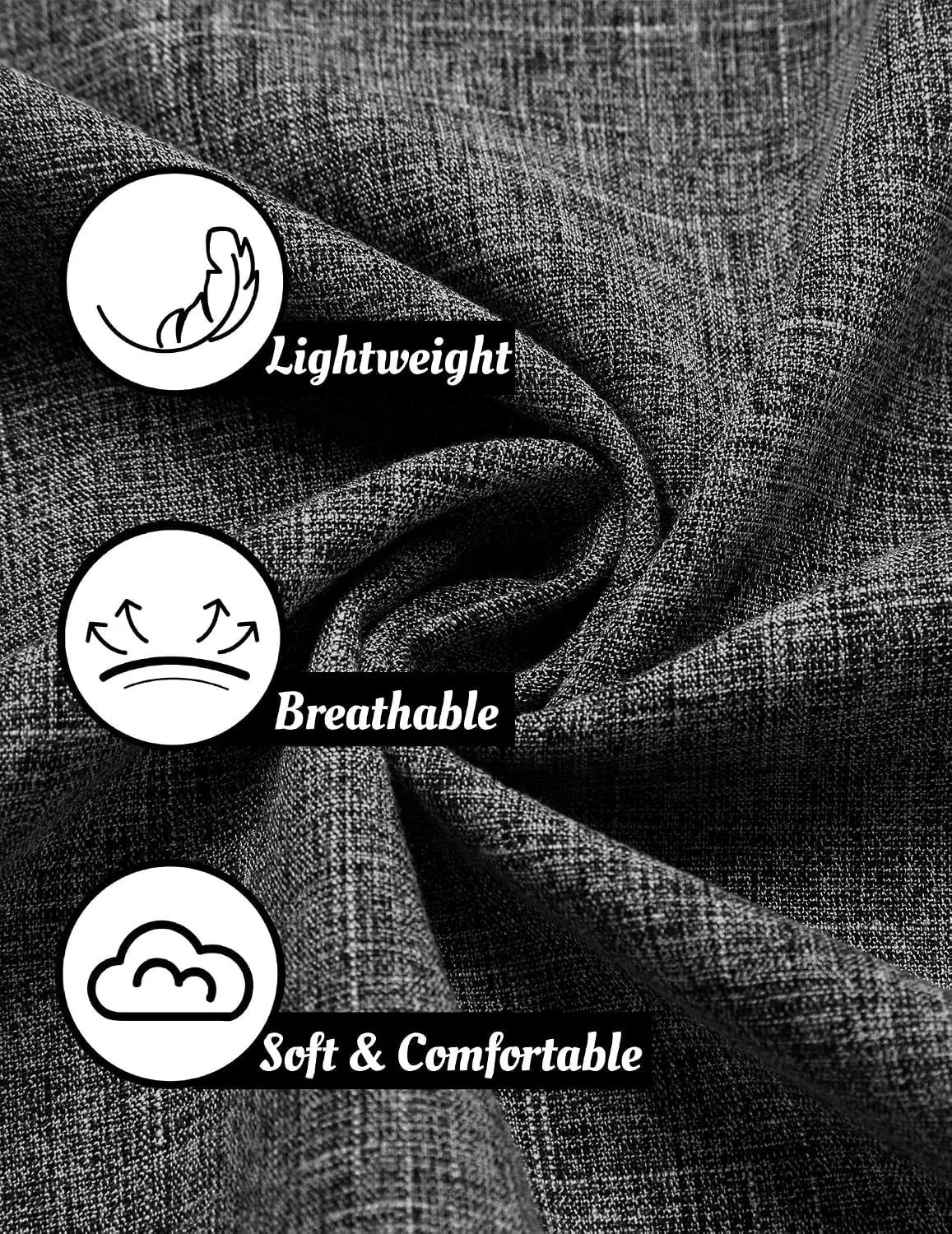 COOFANDY Men's Linen Shirts Short Sleeve Casual Shirts Button Down Shirt for Men Beach Summer Wedding Shirt