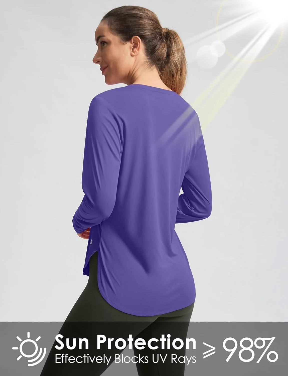 G Gradual Women's Sun Shirts UPF 50+ Long Sleeve Workout Hiking Tops