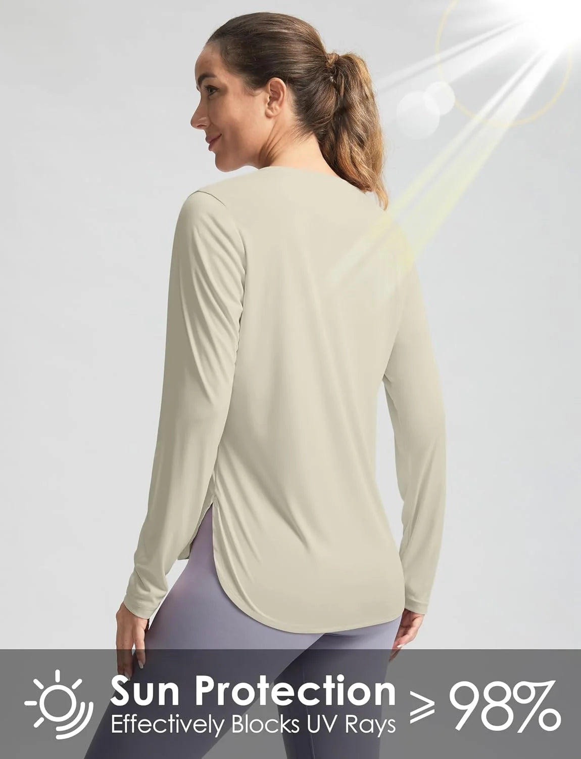 G Gradual Women's Sun Shirts UPF 50+ Long Sleeve Workout Hiking Tops