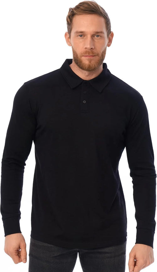 100% Merino Wool Polo Shirt Men - Short & Long Sleeve Shirt Base Later