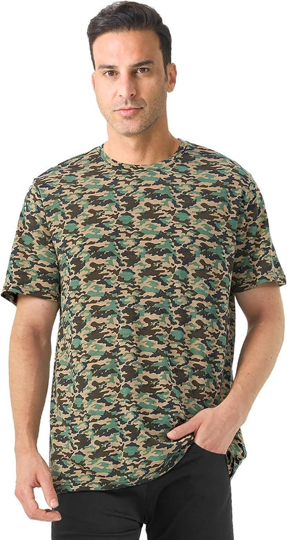 Merino Protect 100% Merino Wool T Shirts for Men Odor Resistance Base Layer Hiking Travel T-Shirt Soft Undershirt