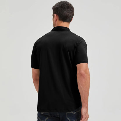 netdraw Men's Ultra Soft Bamboo Viscose Polo Curved Hem S-3XL