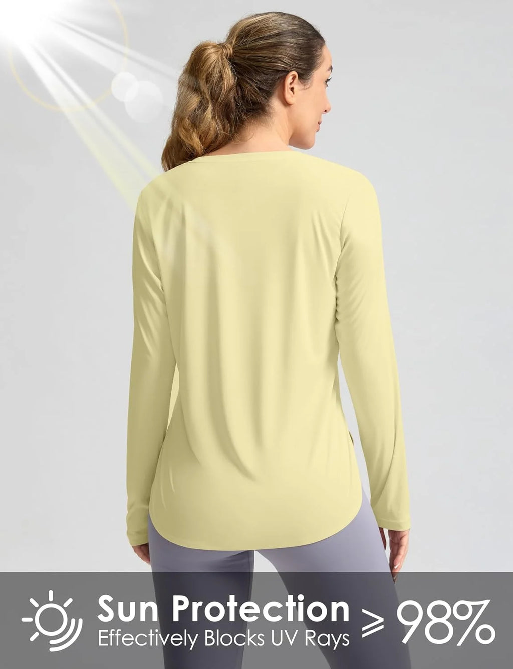 G Gradual Women's Sun Shirts UPF 50+ Long Sleeve Workout Hiking Tops