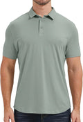 netdraw Men's Ultra Soft Bamboo Viscose Polo Curved Hem S-3XL