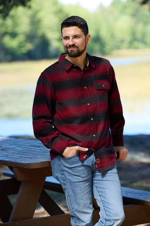 Legendary Whitetails Mens Flannel Long Sleeve Button Down 100% Cotton Shirt