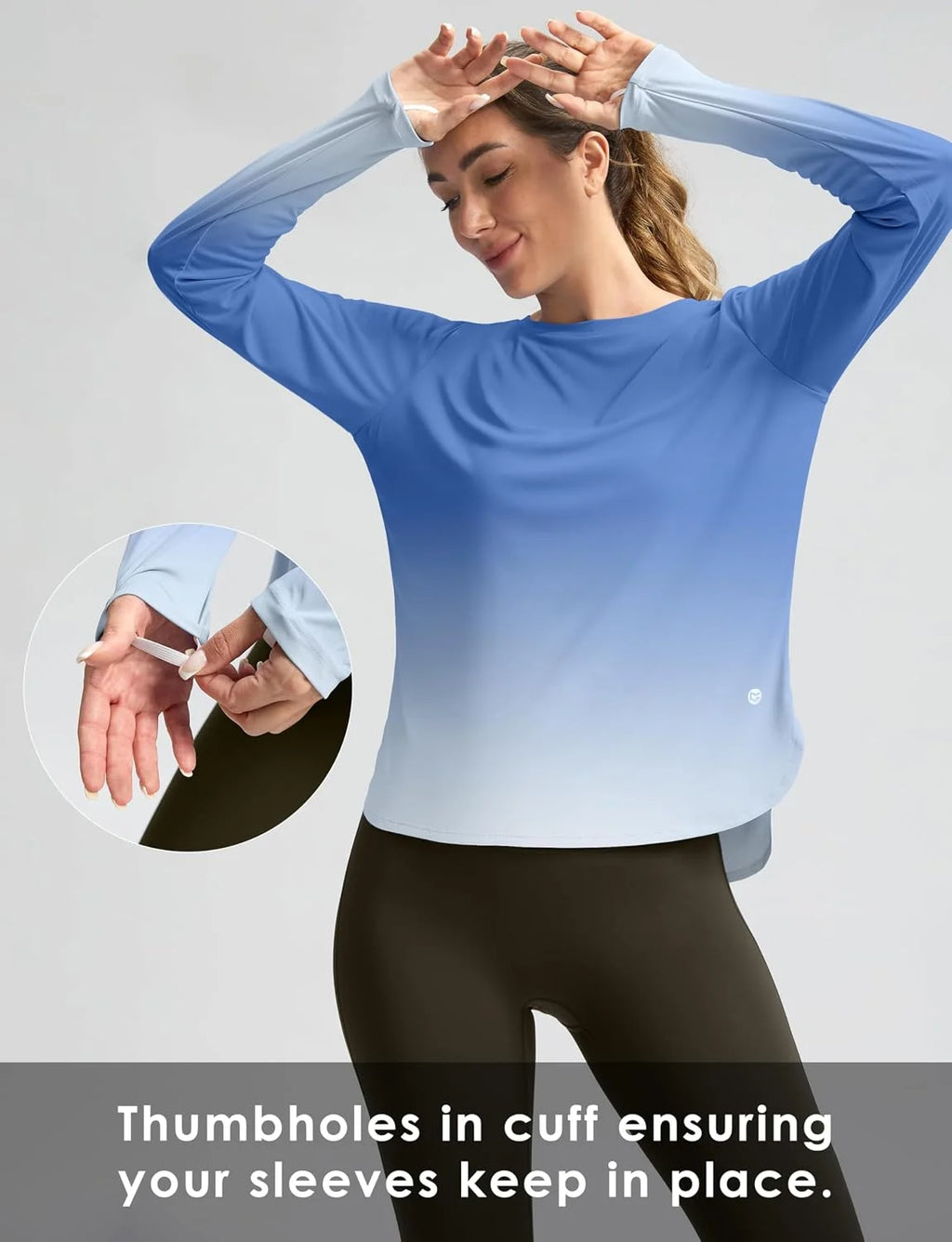 G Gradual Women's Sun Shirts UPF 50+ Long Sleeve Workout Hiking Tops