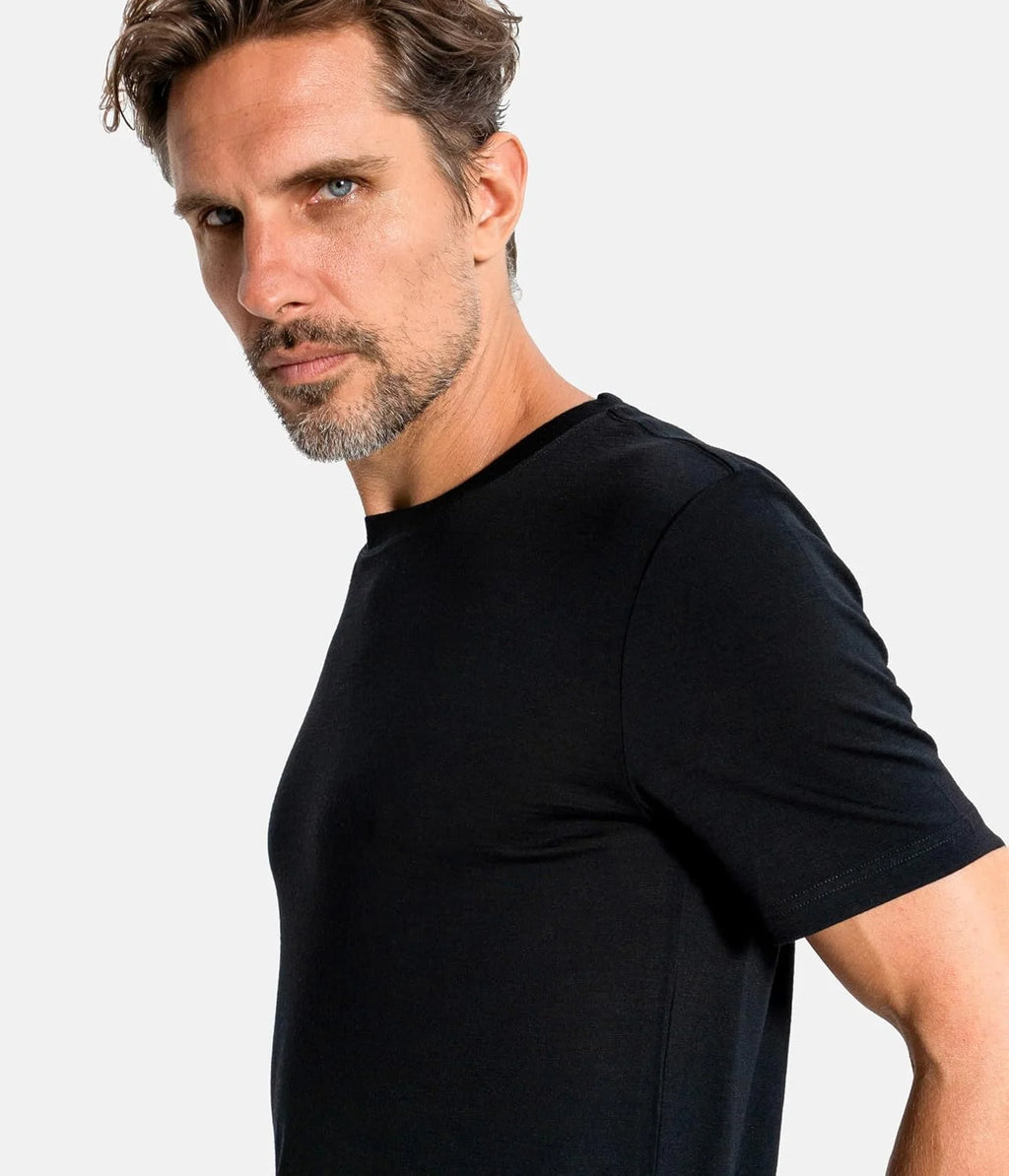 Thermowave Merino Life 100% Merino Wool Short Sleeve Shirt - Extra Light Crewneck T-Shirt 4-Season Thermo Shirt