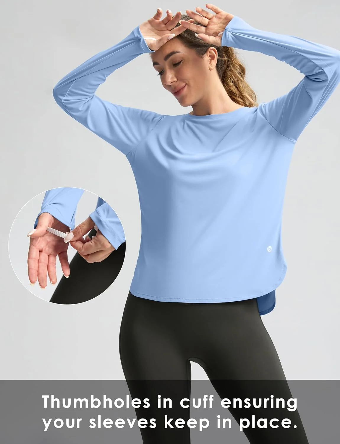 G Gradual Women's Sun Shirts UPF 50+ Long Sleeve Workout Hiking Tops