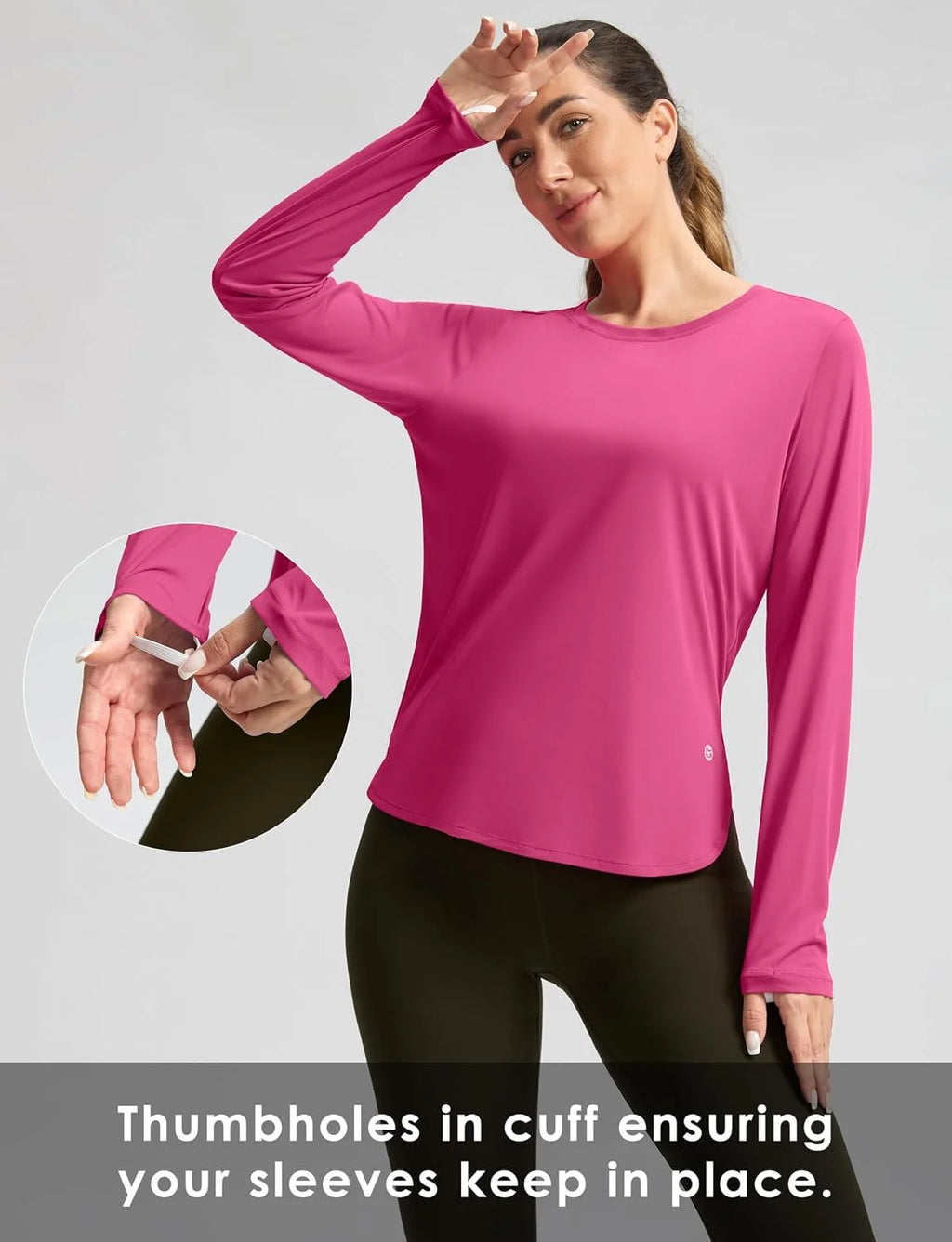 G Gradual Women's Sun Shirts UPF 50+ Long Sleeve Workout Hiking Tops