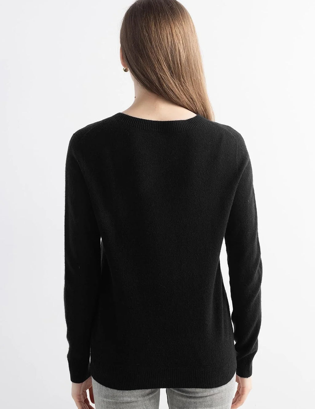 Chanyarn Women's 100% Merino Wool 2025 Fall Winter First-Line Ready to Wear Long Sleeve Seamless Knit Crewneck Sweater