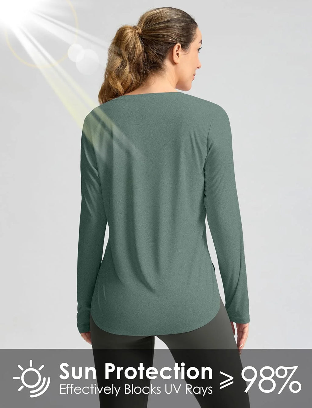 G Gradual Women's Sun Shirts UPF 50+ Long Sleeve Workout Hiking Tops