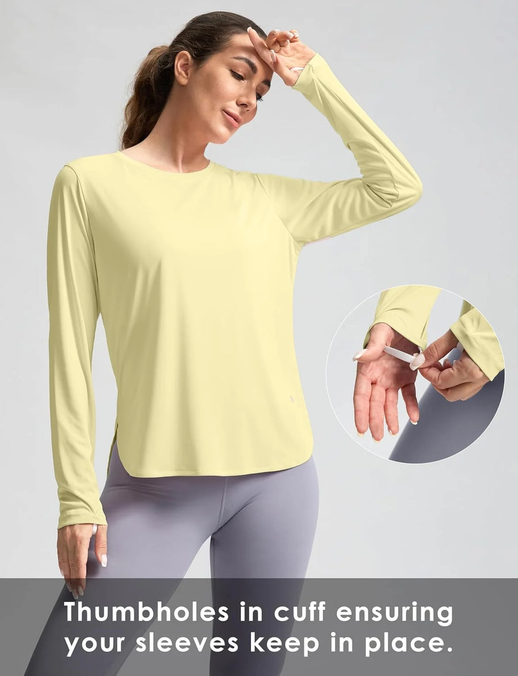 G Gradual Women's Sun Shirts UPF 50+ Long Sleeve Workout Hiking Tops