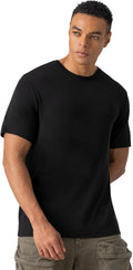 Merino Protect 100% Merino Wool V-Neck T Shirts for Men Odor Resistance Base Layer Hiking Travel T-Shirt Soft Undershirt