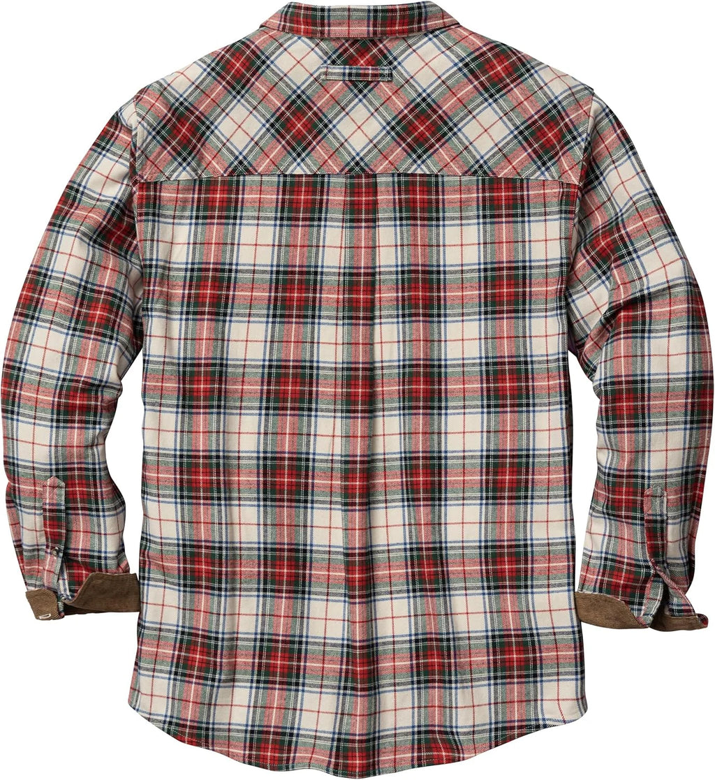 Legendary Whitetails Mens Flannel Long Sleeve Button Down 100% Cotton Shirt