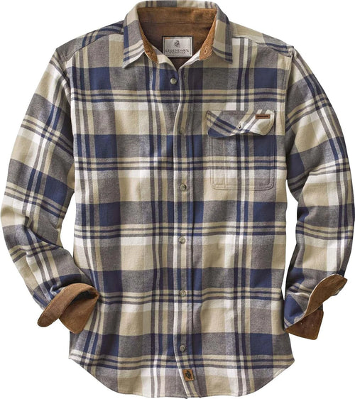 Legendary Whitetails Mens Flannel Long Sleeve Button Down 100% Cotton Shirt