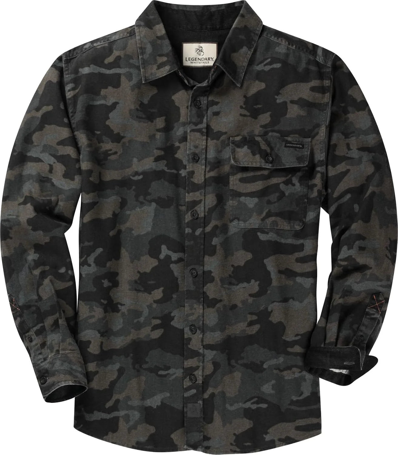 Legendary Whitetails Mens Flannel Long Sleeve Button Down 100% Cotton Shirt