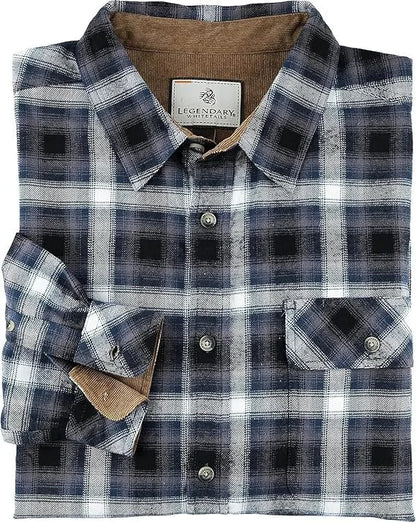 Legendary Whitetails Mens Flannel Long Sleeve Button Down 100% Cotton Shirt