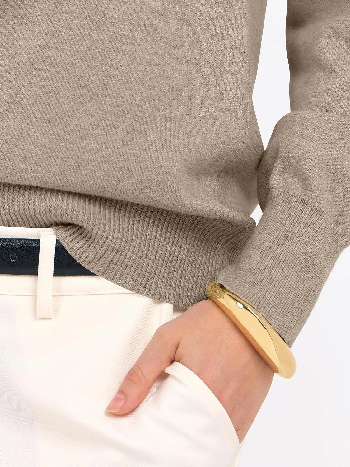 ANRABESS Women’s Fall Long Sleeve V Neck Light Sweaters