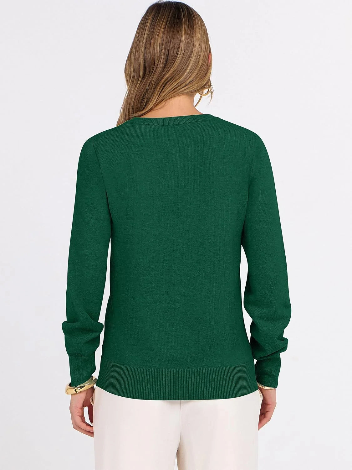 ANRABESS Women’s Fall Long Sleeve V Neck Light Sweaters