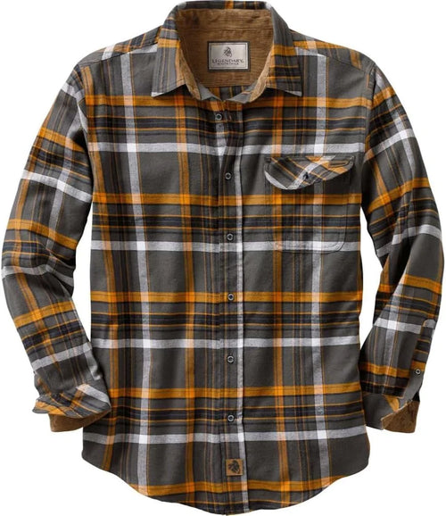 Legendary Whitetails Mens Flannel Long Sleeve Button Down 100% Cotton Shirt