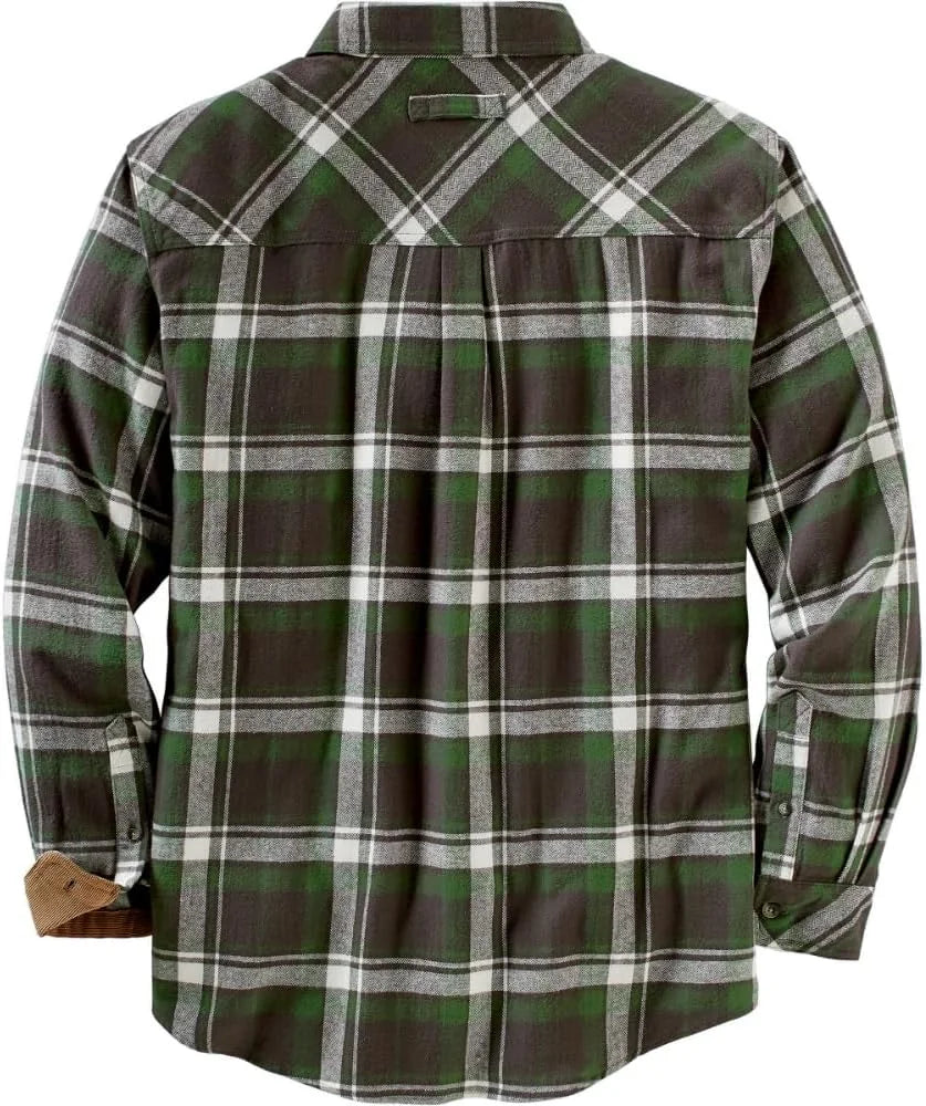Legendary Whitetails Mens Flannel Long Sleeve Button Down 100% Cotton Shirt