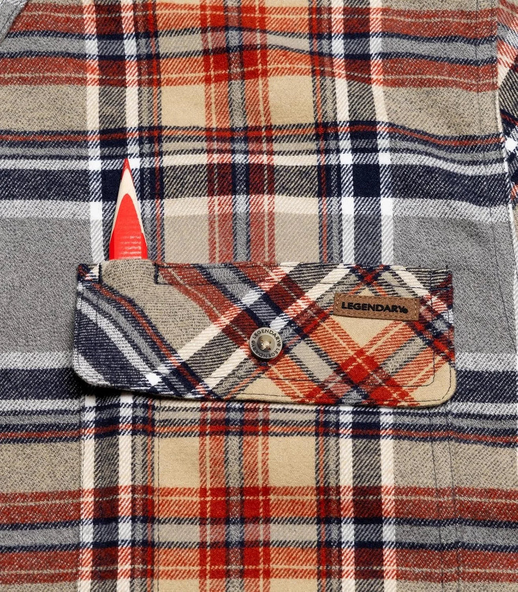 Legendary Whitetails Mens Flannel Long Sleeve Button Down 100% Cotton Shirt