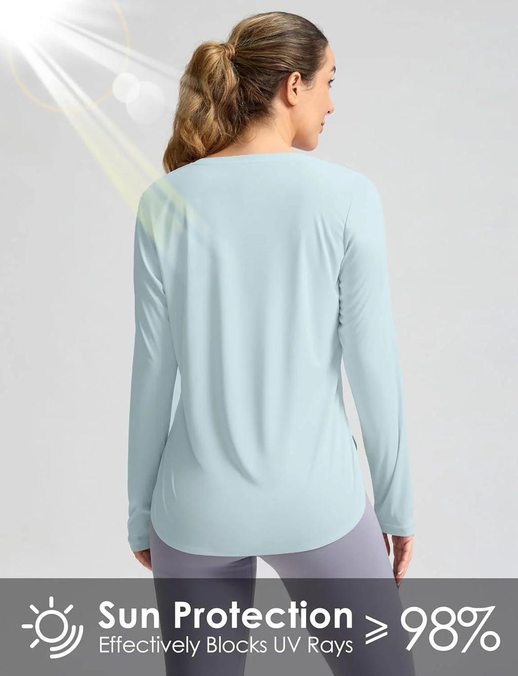 G Gradual Women's Sun Shirts UPF 50+ Long Sleeve Workout Hiking Tops