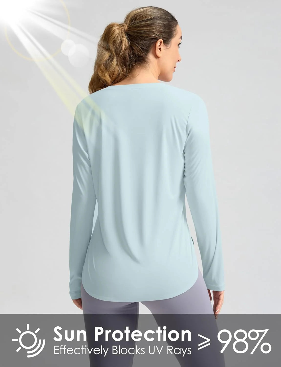 G Gradual Women's Sun Shirts UPF 50+ Long Sleeve Workout Hiking Tops