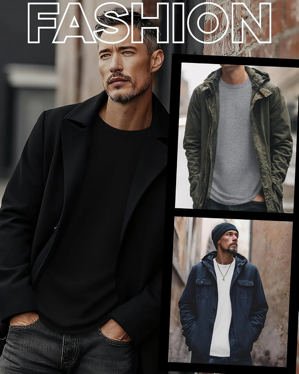 3 Pack Mens Thermal Shirts