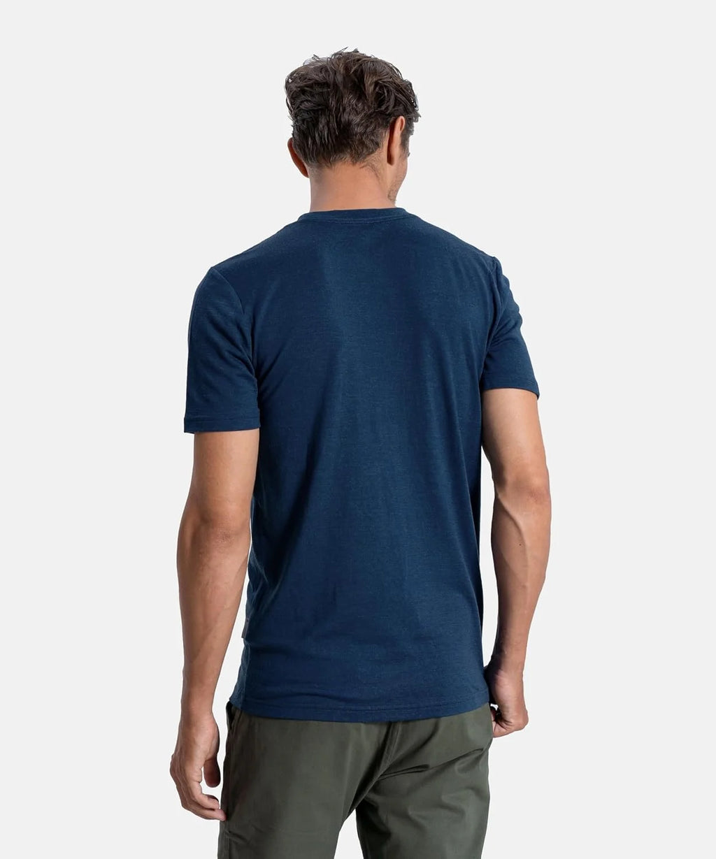 Thermowave Merino Life 100% Merino Wool Short Sleeve Shirt - Extra Light Crewneck T-Shirt 4-Season Thermo Shirt