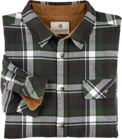 Legendary Whitetails Mens Flannel Long Sleeve Button Down 100% Cotton Shirt
