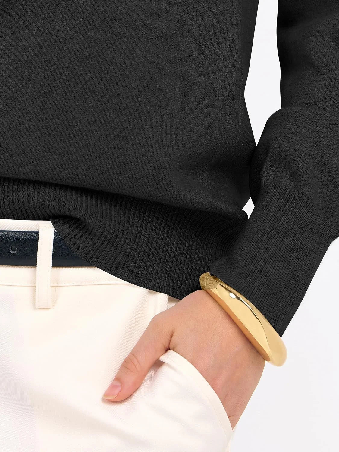 ANRABESS Women’s Fall Long Sleeve V Neck Light Sweaters
